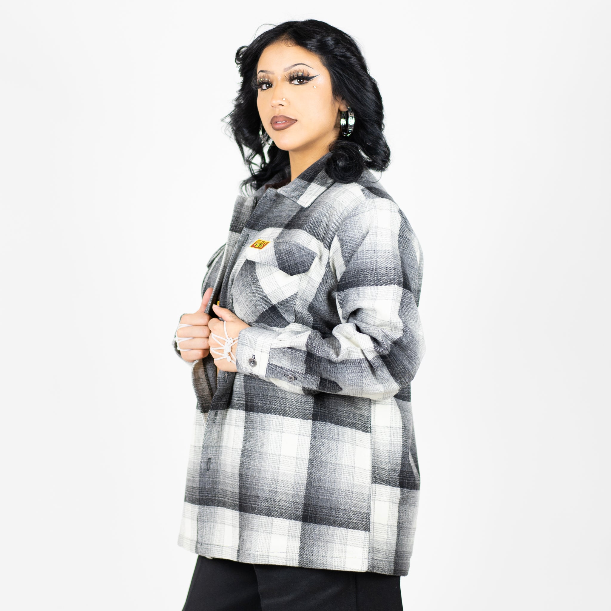 New FB County Super Heavyweight Wool Blend Long Sleeve Shirt