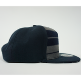 FB County Charlie Brown Cap/Hat Navy/Grey. Right Side