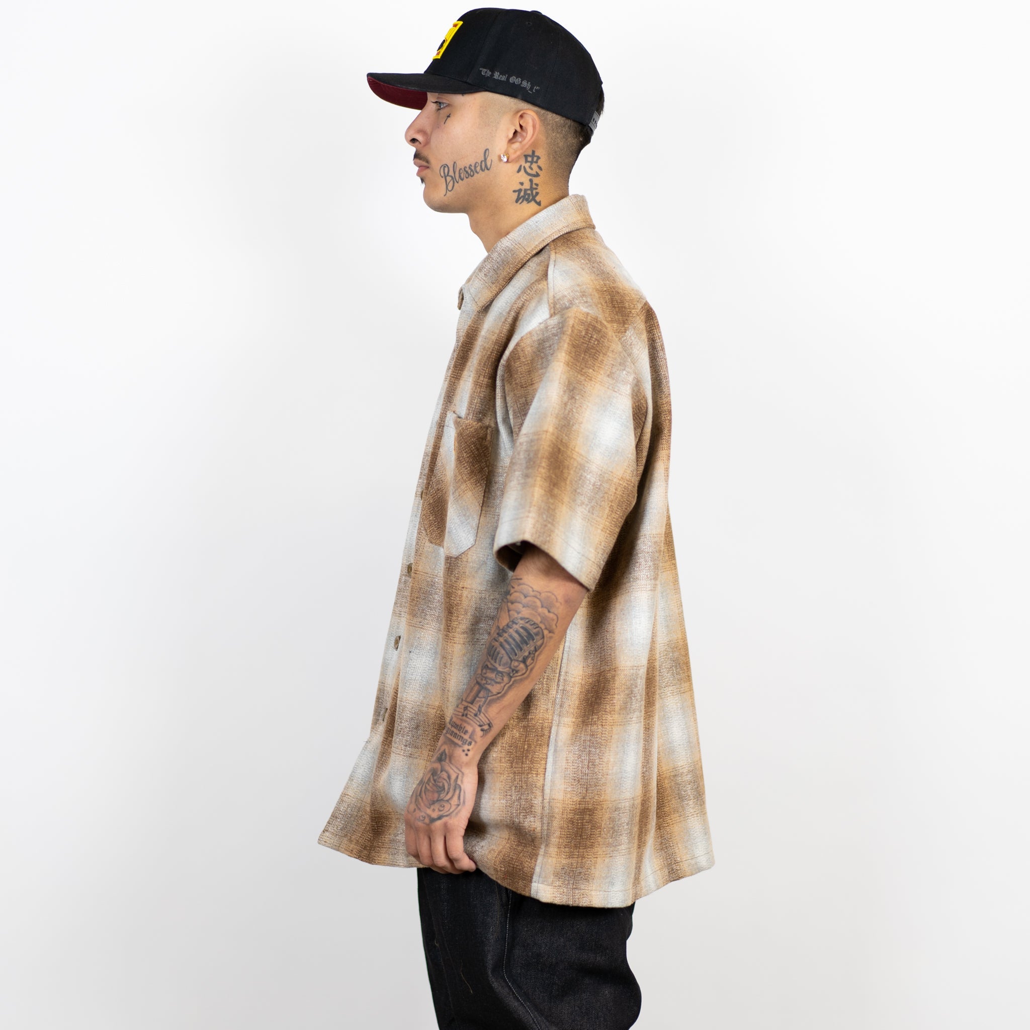 FB County Short Sleeve Wool Shirt - Big & Tall Sizes