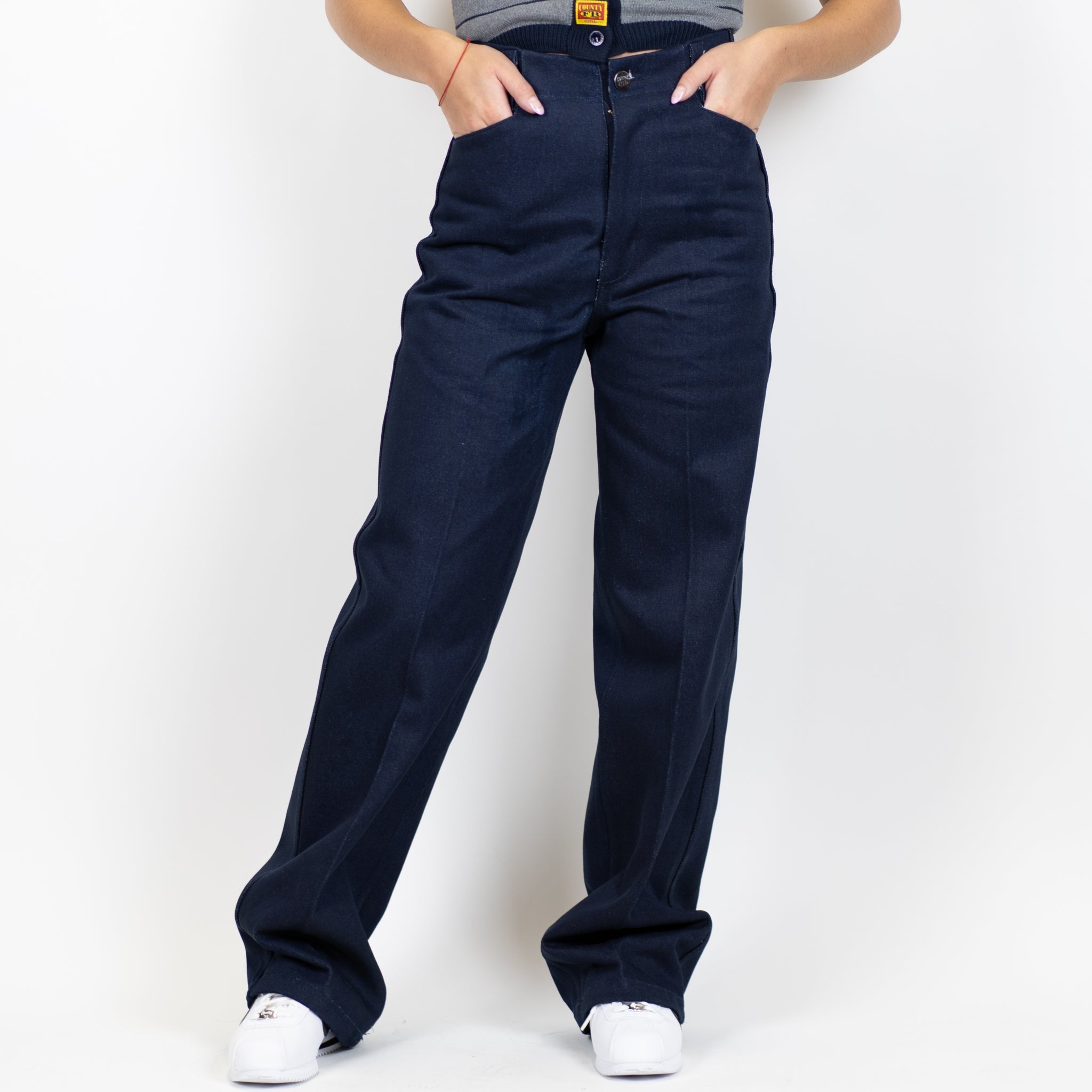 FB County Hard Denim Pants Indigo Blue