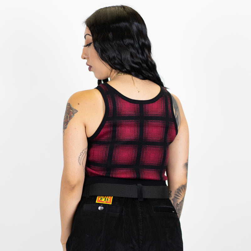 FB County Flannel Tank Top